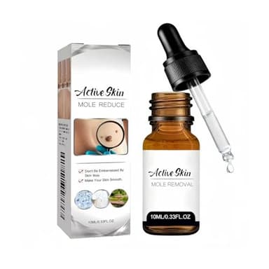 Skin Tag Remover for Face & Body - Fast Acting Wart Remover Serum with Precision Dropper, Wart Removal Targets for Corns, Flat, Plantar & Common Warts, Gentle Formula, Travel Size (0.33FL.OZ)