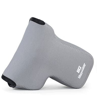 MegaGear Nikon Coolpix P900, P900S Ultra Light Neoprene Camera Case, with Carabiner - Gray - MG1111, Gray