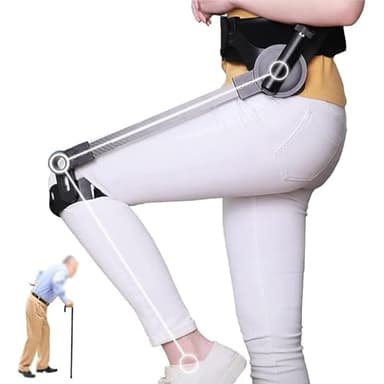 HDXWIFD Bionic Body Power Walking Aid, Lower Limb Assistance Walking Aid, Leg Lift and Climbing Support, Exoskeleton for Walking for Stroke Hemiplegia Exoskeleton Walking Assist Device