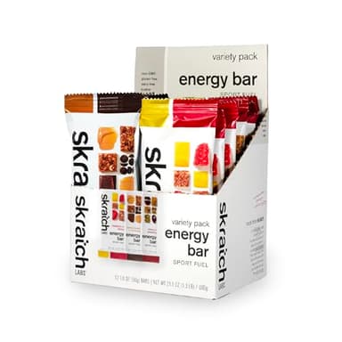 Skratch Labs Energy Bar | Variety Pack (12 Pack) | Plant Based Healthy Snack | Low Sugar, Plant Protein, Ancient Grains | Non-GMO, Gluten Free, Soy Free, Vegan, Kosher