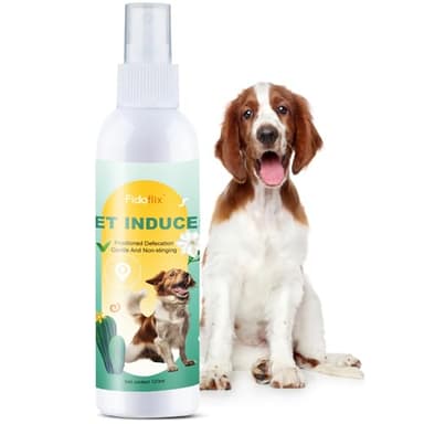 FidoFlix Go Here Potty Training Spray for Dogs Cats,Dog Pee Attractant Spray,Dog Training & Behavior Aids for Dogs Cats to Pee in One Spot,Prevent Your Pet from Soiling The Carpet,120ML