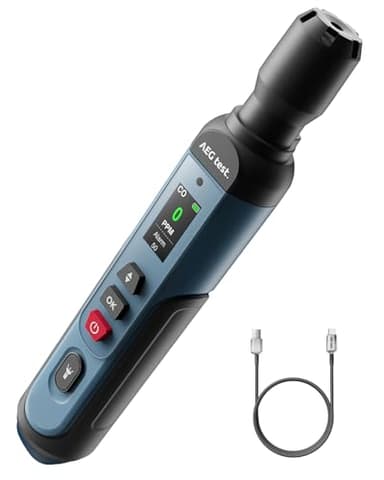 AEGTEST AGT-2459 Portable Carbon Monoxide Detector, Rechargeable CO Detector, 0~1000PPM with Audible & Visual Alarms, TFT Color Screen for Home/Travel/Industrial and Mobile Operations - Blue