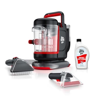 Dirt Devil Portable Spot Cleaner Machine for Carpet and Upholstery, Powerful Suction Spot Cleaning Machine with Versatile Tools, Pair with Dirt Devil Portable Cleaner Solution