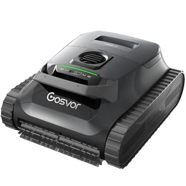 Gosvor LiteVac G1 Pool Vacuum, Wall & Waterline Cleaning, Double Filtration, 150-Min Battery Life for Smart Mode, 200-Min Battery Life for ECO Mode, Smart Navigation, with APP, Grey