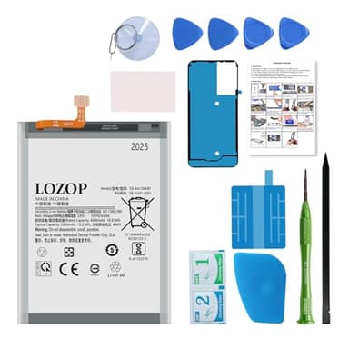LOZOP for A15 5G Battery Replacement Kits for Samsung Galaxy A15 5G SM-A156U/U1/N/B/W and Other All A156 Models with Repair Tools Kit and User Manual