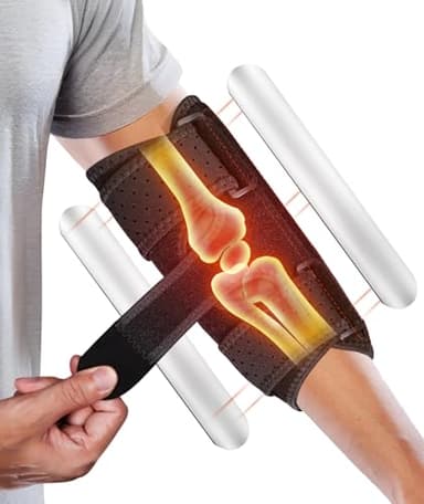 OXYSAIKO Elbow Brace for Cubital Tunnel & Ulnar Nerve Support – Adjustable Night Splint for Tennis Elbow, Tendonitis & Nerve Pain – Comfortable Elbow Stabilizer for Men & Women Fit Most