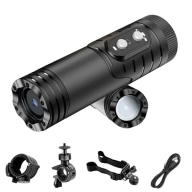 bayehngs WiFi Helmet Camera, HD 1080P Bike Motorcycle Helmet Camera, IP66 Waterproof Action Camera for Cars, Bicycle, Motorbike & Sports Helmet (Without Card)