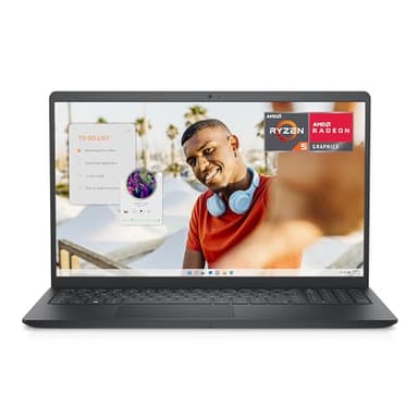 Dell Inspiron 15 3535 Laptop - 15.6-inch FHD (1920 x 1080) Display, AMD Ryzen 5 7520U Processor, 8GB DDR4 RAM, 512GB SSD, AMD Radeon Graphics, Windows 11 Home, 6-Months Migrate - Carbon Black