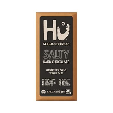 Hu Salty Dark Chocolate Bar, 2.1 Ounce Bar, 1 Count