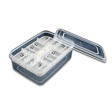 JOBEDE 16-Grid Reptile Breeding Box - Professional Plastic Incubator for Gecko, Lizard & Mane Hatching
