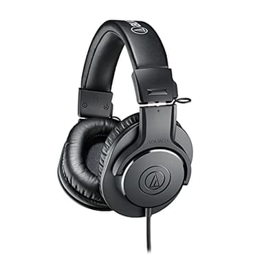 Audio-Technica ATH-M20x Professional Studio Monitor Headphones, Black
