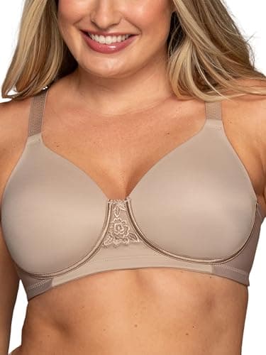 Vanity Fair Women's Beauty Back Full Figure Wirefree Bra (71380-Fashion Colors), Toasted Coconut, 38C