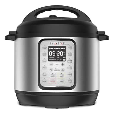 Instant Pot Duo Plus 9-in-1 Multicooker, Pressure Cooker, Slow Cook, Rice Maker, Steamer, Sauté, Yogurt, Warmer & Sterilizer, Includes App With Over 800 Recipes, Stainless Steel, 6 Quarts