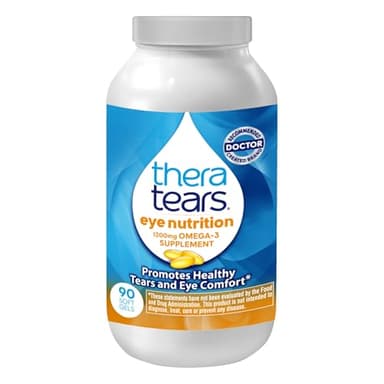 TheraTears Omega 3 Supplement, 1200mg, 90 ct (Pack of 1)