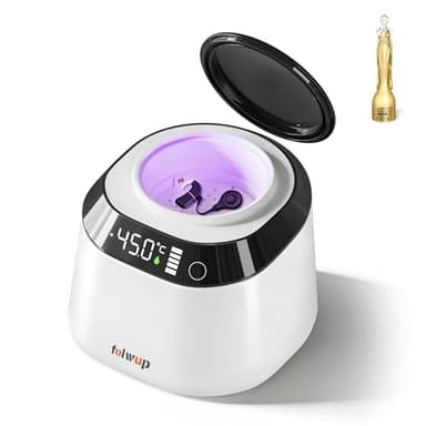 World's Fastest & Advanced Hearing Aid Dryer Dehumidifier, 15 Mins Home Vacuum Dry, Care and Maintenance of Cochlear Implant, Small Electronics, Jewelry, 100% Moisture Removal(Orange Brush)