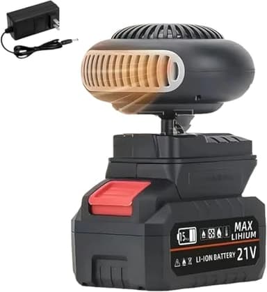 Battery Operated Heaters for Indoors Car, 1500mah Rechargeable Space Heater for Camping Tent Tricycles Office, Portable Golf Cart Heater Electric, Car Window Defogger Long Lasting Quiet(1pc)