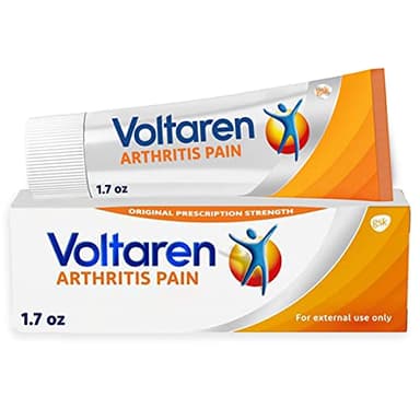 Voltaren Arthritis Pain Relief Gel, Diclofenac Sodium, 1% (NSAID), Clinically Proven Powerful Pain Reliever, No Prescription Needed, 1.7oz