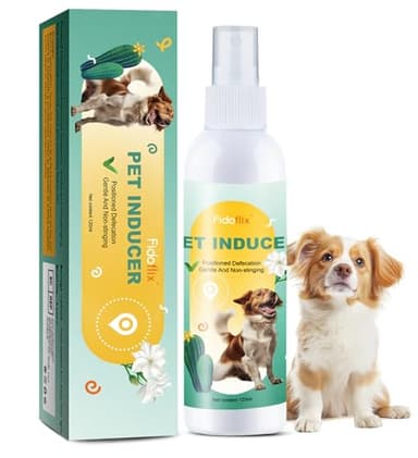 FidoFlix Dog Potty Training Spray,Pee Here Spray for Dogs Indoor & Outdoor,Dog Go Here Attractant Spray to Pee in One Spot,Prevent Your Pet from Soiling The Carpet,120ML