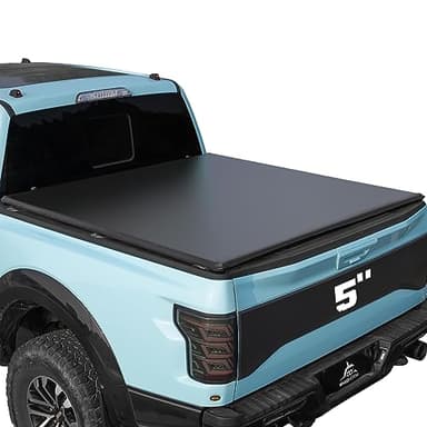 Truck Bed Tonneau Cover Compatible with Nissan Frontier 2005-2026 5 ft Short Box w/or w/o Track Rail, Soft Roll Up Style