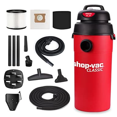 Shop-Vac 5 Gallon 5.5 Peak HP Wet/Dry Vacuum, Wall Mountable Compact Shop Vacuum with 18+7Ft Long Hose & Attachments, Ideal for Jobsite, Garage, Car & Workshop. 9522236