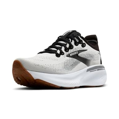 Brooks Women’s Adrenaline GTS 25 Supportive Running & Walking Shoe - White/Black/White - 8.5 Wide