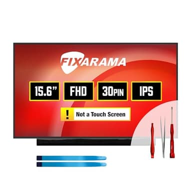 FIXARAMA Screen Replacement for ASUS VivoBook Go E1504G E1504GA Grade A+ IPS FHD 1080p 30pin Matte Non-Touch 15.6" LED LCD Display with Tools Tape