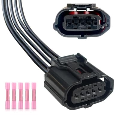 Mass Air Flow Sensor Female Connector Plug Pigtail Harness 5 Pin - Compatible with Lexus Toyota Subaru Mazda Chevrolet Suzuki