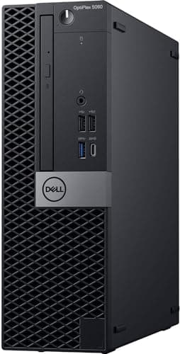 Dell Optiplex 5060 Desktop Computer | Hexa Core Intel i7 (3.4) | 32GB DDR4 RAM | 1TB SSD Solid State | Windows 11 Professional | Home or Office PC (Renewed), Black