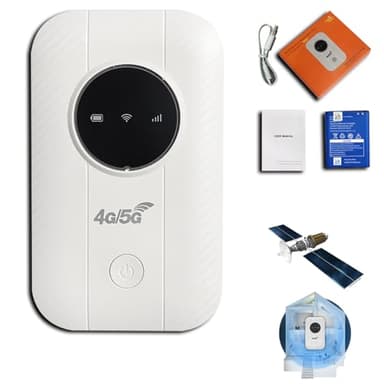 Ultra Link Pocket WiFi, Satellite Internet in Your Pocket, Router Unlimited Satellite Internet Portable Satellite Internet WiFi, for International Travel (1 Pcs)