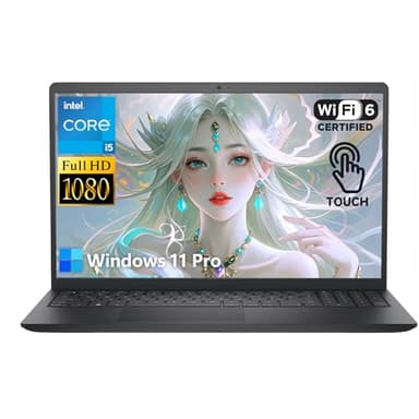 Dell Touchscreen Laptop, Intel 10-Core i5-1334U(Beat Ryzen 7 7730U, Up to 4.6GHz), 32GB RAM 1TB SSD, Win 11 Pro WiFi6 Bluetooth, 15.6" FHD Laptops-Computer for Gaming Business