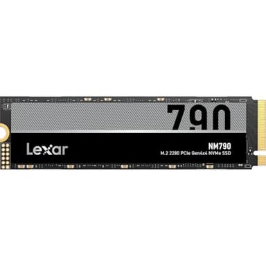Lexar 4TB NM790 SSD PCIe Gen4 NVMe M.2 2280 Internal Solid State Drive, Up to 7400/6500 MB/s Read/Write, Compatible with PS5, for Gamers and Creators, Black (LNM790X004T-RNNNU)