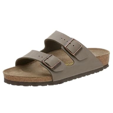 Birkenstock Unisex Arizona Sandal,Stone Birkibuc,39 M EU