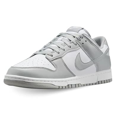 Nike Dunk Low Retro Mens Trainers HF5441 - White Light Smoke Grey White 105