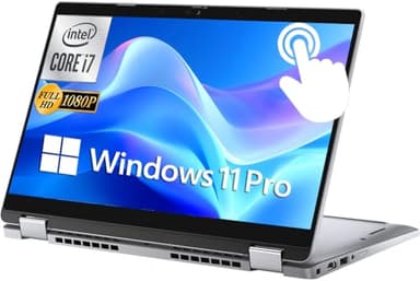 Dell Latitude 5320 2-in-1 13.3" FHD Touchscreen Laptop Computer, Quad Core i7-1185G7, 32GB DDR4 RAM, 512GB SSD, Backlit Keyboard, HDMI, Windows 11 Pro (Renewed)