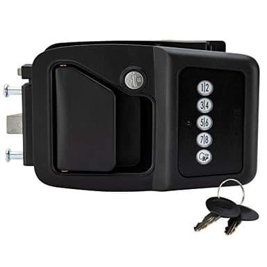 RecPro RV Electronic Keyless Entry Door Lock | Motor Home Door Lock | Camper Door Lock with Touchpad