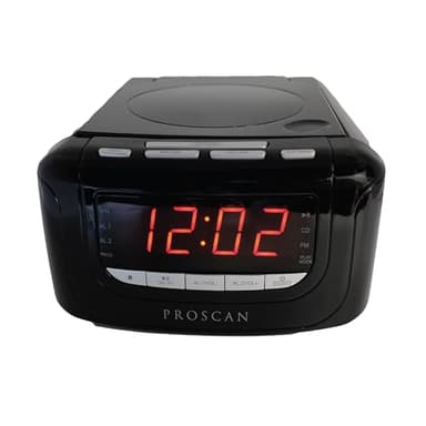 Proscan CD Clock Radio with USB Charger Model PCR4896