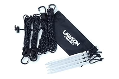 Lawson Hammock Stabilizer Kit, Added Stability for Blue Ridge Camping Hammock, Easy Adjust Tensioners, Stakes, Paracord