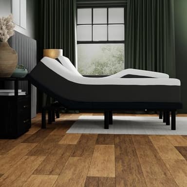 Split Queen Adjustable Bed Frame with Mattress Set – Zero Gravity, Massage, Zero Clearance, 11" Memory Foam Mattresses