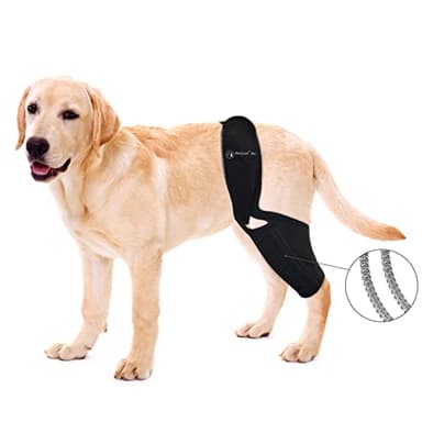 BaoGuai Knee Brace for Dogs ACL with Side Stabilizers,Knee Cap Dislocation, Arthritis - Keeps The Joint Warm and Stable - Extra Support - Reduces Pain and Inflammation - 7Sizes（XXL）