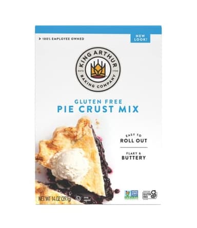 King Arthur Gluten-Free Pie Crust Mix, Packaging May Vary, 14 Ounces (Pack of 6)