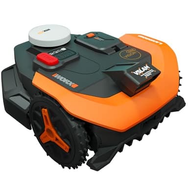 WORX Landroid Vision Cloud Robot Lawn Mower, No Perimeter Wire Robot Mower for 1/2 Acre, AI Obstacle Avoidance + RTK Cloud Navigation, 30% Slope, Auto Mapping, App Control, WR320
