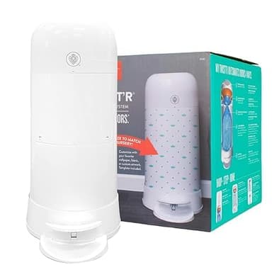 Prince Lionheart My Twist’R Diaper Pail Made in USA - Hands Free Patented Design Completely Eliminates Odors - Easy to Use, Customize to Match Nursery