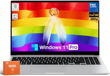 Samsung Galaxy Book4 Business Laptop, 15.6" FHD Display, Intel 10-core 7-150U (Beats i7-1335U), 16 GB RAM, 2 TB SSD, Copilot AI, Fingerprint Reader, Backlit KB, Up to 15 H Battery, Windows 11 Pro