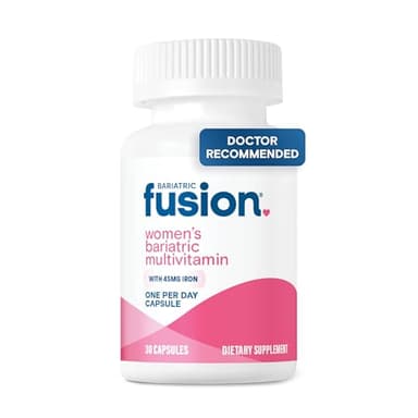 Bariatric Fusion Bariatric Multivitamin with Iron for Women | Hair, Skin and Nails Blend for Hair Loss After Bariatric Surgery & GLP-1 | Post-Surgery Vitamins | 30 Capsules | 1 Month Supply