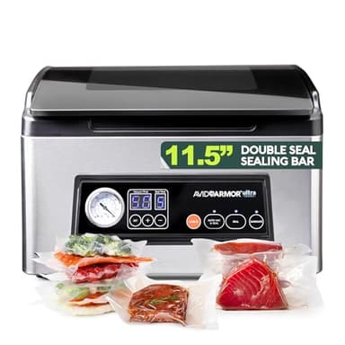 Avid Armor Ultra Series USV32: Premium Chamber Vacuum Sealer Machine High-Performance Vacuum Chamber Sealer for Professional and Home Use, Ideal Commercial Vacuum Sealer Machine for Food Preservation