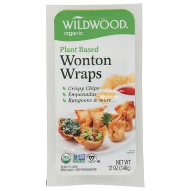 WILDWOOD Organic Wonton Wraps, 12 OZ