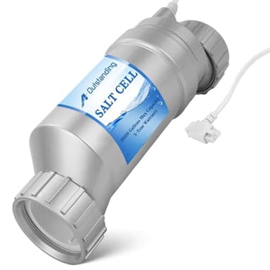 T-9 Salt Cell Replacement for Hayward W3T-Cell-9, 25,000 Gallon Pool, Upgraded Silver Edition Fits AquaRite, ProLogic, SwimPure Plus 2-Year Warranty