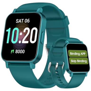 DAVIKO Smart Watch Senior Friendly No App/Phone Required, Waterproof Fitness Tracker Watch with Step Counter Calories/Sleep Tracker for Walking Running for Men Women