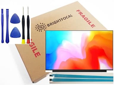 BRIGHTFOCAL New Screen Replacement for Acer Nitro V 15 V15-51 Model N23Q22 144hz 15.6 Non-Touch IPS FHD 1920 x 1080 WUXGA Slim Matte LED LCD Display with Tape and Tool