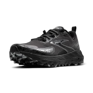 Brooks Women’s Cascadia 18 Mountain Trail Running Shoe - Black/Blackened Pearl/Grey - 8.5 Medium